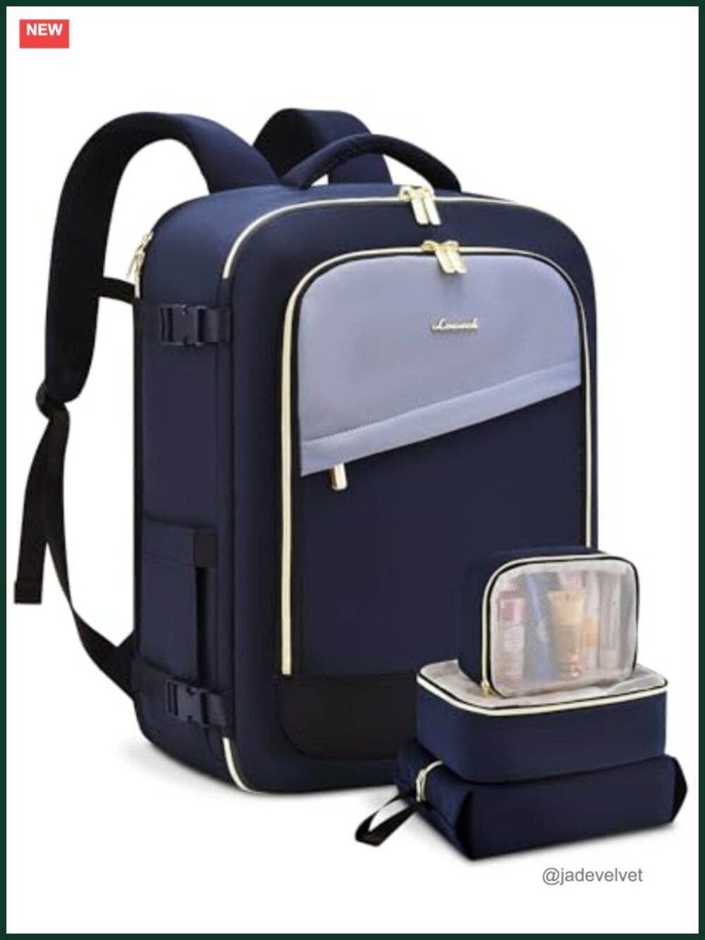 Travel Backpack for Women, 40L Carry On Flight Approved, 17 inch Laptop Bag